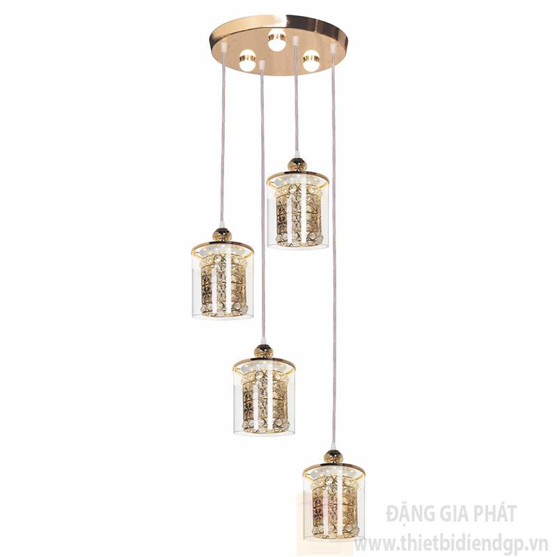 Đèn thả bàn ăn Ø290*H900, LED 3W*3 lamp + 12W*4 lamp